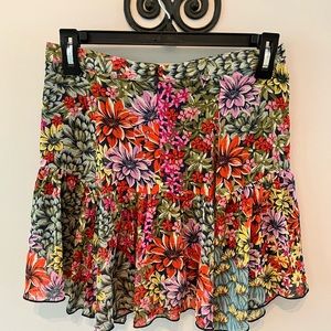 UO Floral mini skirt